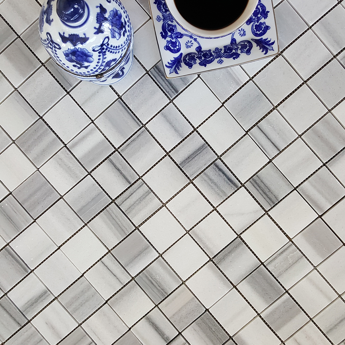 EQUATOR MARBLE MOSAIC POLISHED SQUARE 2